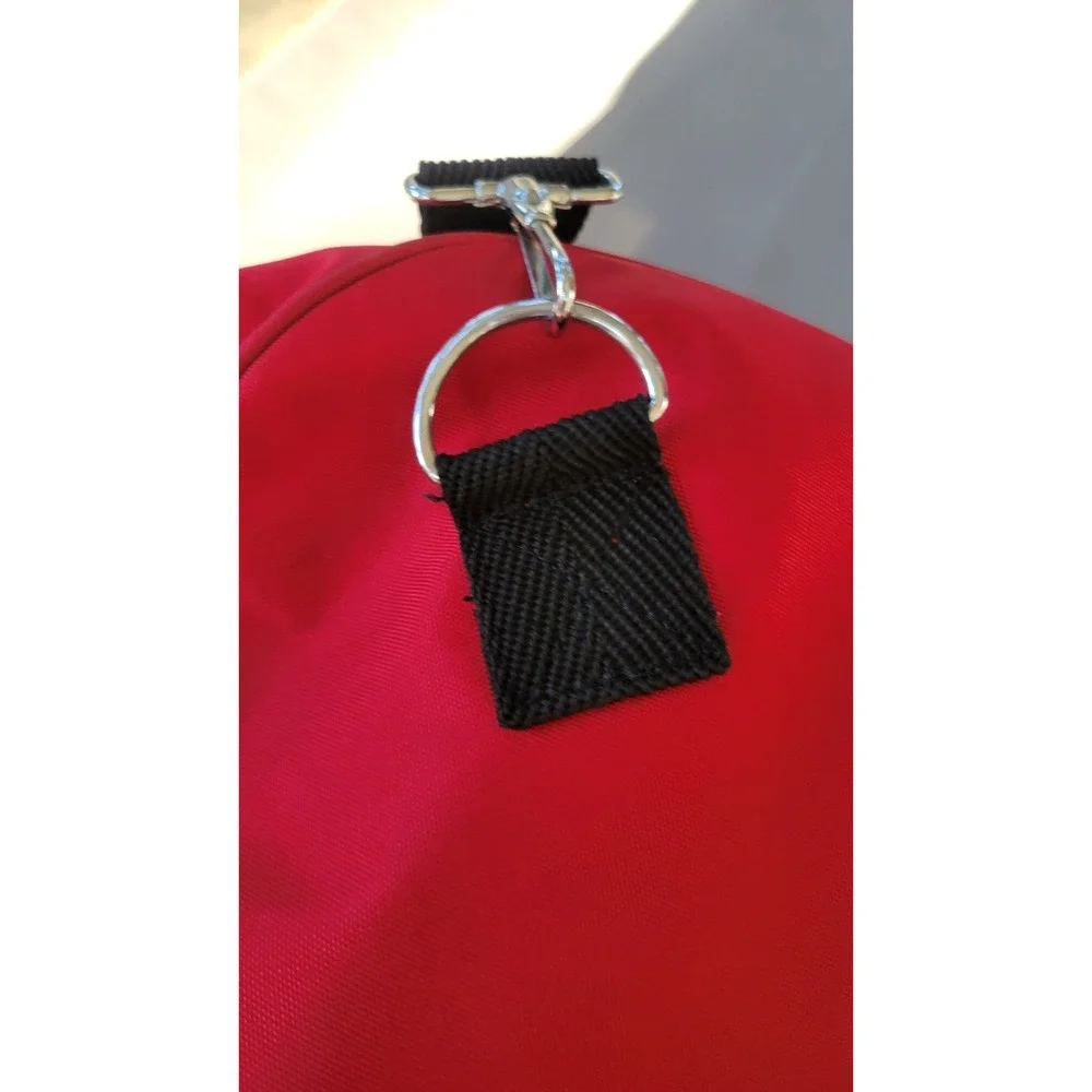 Le Coq Sportif Red Duffel Bag Shoulder Bag With Protective Panel
